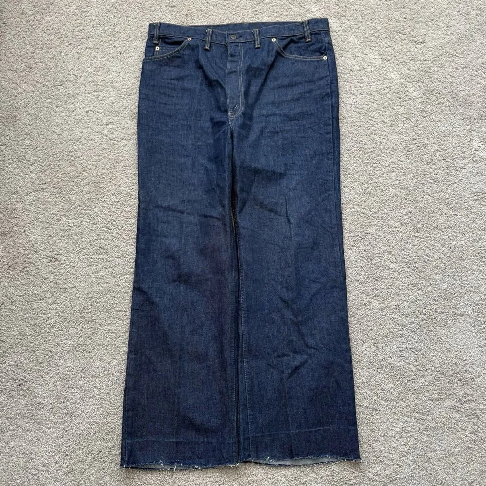 Vintage Levis 517 Jeans Mens 38 x 30 Actual Bootcut Orange Tab Dark Denim Canada